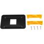 DGZZI AM4 Backplane Yellow Durable CPU Heatsink Bracket Motherboard CPU Fan Cooling Mounting Sheet Plate for AM4 AMD Socket