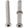 Tongina 1/14 Metal Steering Column Set Upgrade Parts for WLtoys 144001 RC Car Buggy Truck Accessory