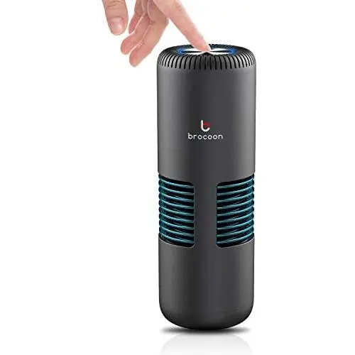 brocoon Air Purifier, H12 True HEPA Car Air Purifiers for Home, Small Room to 199 SQ.FT, 100% Ozone Free, USB Powered, Portable Car Air Cleaner Eliminators for Small Particles brocoon Air Purifier, H12 True HEPA Car Air Purifiers for Home, Small Room to 199 SQ.FT, 100% Ozone Free, USB Powered, Portable Car Air Cleaner Eliminators for Small Particles