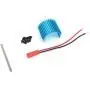 Dilwe RC Motor Gearbox, Metal Transfer Case with Heat Sink RC Upgrade Model Toys for WPL C14 C24 B14 B24 B16 B36(Black)
