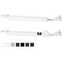 Touch n Hold Smooth - Dual Door Closer System - Heavy Duty - for (Medium and Heavy Weight) Storm, Screen, Security Doors - New Doors or Replacement for Previous Units (White)