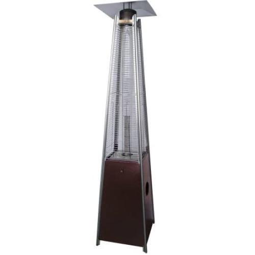 Hiland Bronze Glass Tube Patio Heater, HLDS01-GTHG