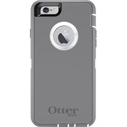 OtterBox Defender Series 3 Layer Belt-clip Holster Case for iPhone 6 Retail Packaging - White/Grey