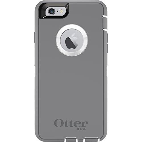 OtterBox Defender Series 3 Layer Belt-clip Holster Case for iPhone 6 Retail Packaging - White/Grey
