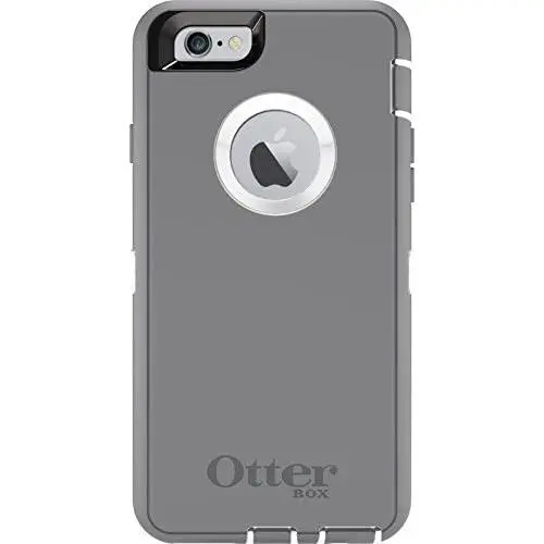 OtterBox Defender Series 3 Layer Belt-clip Holster Case for iPhone 6 Retail Packaging - White/Grey OtterBox Defender Series 3 Layer Belt-clip Holster Case for iPhone 6 Retail Packaging - White/Grey