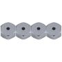 RC Car Hex Hub Adapter, 4 Pcs Aluminium Alloy 6mm to 12mm Wheel Hex Hub Adapter for WPL 1634 RC Truck RC Spare Part Accessory (Titanium Gray)