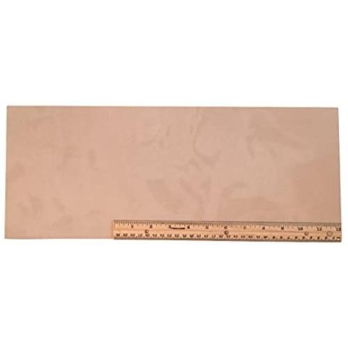 Scrap Leather Piece Medium Weight Boot Leather; Light Brown Desert Sand Cowhide 18'' X 7+'' Piece