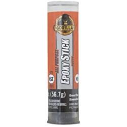 Gorilla All Purpose Epoxy Putty Stick, 2 ounce, Grey, (Pack of 1)