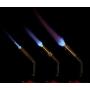 BLUEFIRE Metal Handle Interchangeable Tube Gas Welding Torch Kit,3 Tubes (Swirl, Pencil, Shrink Searing),Fuel MAPP MAP PRO Propane,Auto Trigger Start, Soldering Brazing Cooking,Heavy Duty(3 Tubes Kit)