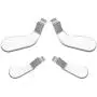 Elite Controller Paddles,Metal Stainless Steel Replacement Parts for Xbox One Elite Controller Series 2 Model 1797-4 PCS (Silver)