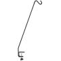 Ashman Deck Hook, Double Forged Solid Metal Single Piece Rod, Ideal for Bird Feeders, Plant Hangers, Coconut Shell Hanging Baskets, Lanterns, Wind Chimes and Suet Basket (1, Regular Hook)