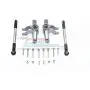 Losi 1/10 Baja Rey 4WD Desert Truck (LOS03008) Upgrade Parts Aluminum Front Knuckle Arm + Stainless Steel Adjustable Tie Rods - 18Pc Set Gray Silver Losi 1/10 Baja Rey 4WD Desert Truck (LOS03008) Upgrade Parts Aluminum Front Knuckle Arm + Stainless Steel Adjustable Tie Rods - 18Pc Set Gray Silver