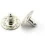 60 Sets 10mm Metal Snap Fasteners Press Stud Rounded Sewing Rivet Buttons Clothing Leather Craft DIY Poppers Silver 60 Sets 10mm Metal Snap Fasteners Press Stud Rounded Sewing Rivet Buttons Clothing Leather Craft DIY Poppers Silver