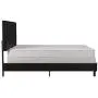 DHP Janford Upholstered Bed with Chic Design | Full | Black Faux Leather DHP Janford Upholstered Bed with Chic Design | Full | Black Faux Leather