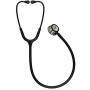 3M Littmann Classic III Monitoring Stethoscope, Champagne - Finish Chestpiece, Black Tube, Smoke Stem and Headset, 27 inch, 5861