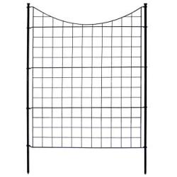 Zippity Outdoor Products WF29002 Garden Metal Fence 42'' 1 Box (5 Panels & 6 Stakes)