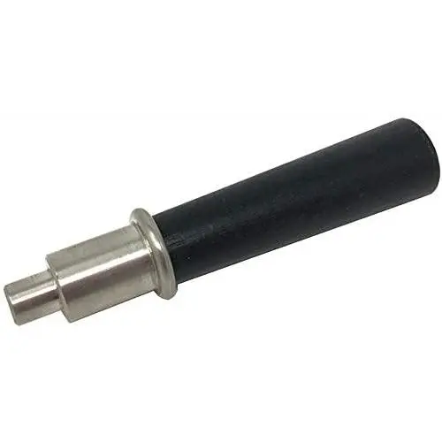 Vermont Castings Wooden Fallaway Handle Assembly (Black Wood with Brushed Nickel Nub) 30004175K Vermont Castings Wooden Fallaway Handle Assembly (Black Wood with Brushed Nickel Nub) 30004175K