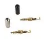 Timibis 4 Pole 3.5mm Male Repair Headphone Jack Plug Metal Audio Soldering & Spring Tool Kits