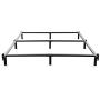 NOAH MEGATRON Queen Size Metal Bed Frame-7 Inch Heavy Duty Bedframe, 9-Leg Support for Box Spring & Mattress Foundation, 3000LBS, Black