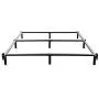 NOAH MEGATRON Queen Size Metal Bed Frame-7 Inch Heavy Duty Bedframe, 9-Leg Support for Box Spring & Mattress Foundation, 3000LBS, Black