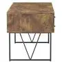 Analiese 4-Drawer Writing Desk Antique Nutmeg and Black Analiese 4-Drawer Writing Desk Antique Nutmeg and Black