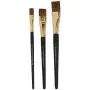 FolkArt Plaid Nylon Brush Set, 50559 Brown (3-Piece)