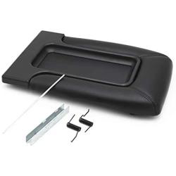 Ezzy Auto Black Center Console Lid Armrest Kit for Chevy Silverado 1500 Avalanche Tahoe GMC Sierra Yukon Cadillac Escalade 2000-2006