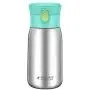 Secura Vacuum Insulated Stainless Steel Straw Water Bottle with Handle, 350ml 12oz, Green Secura Vacuum Insulated Stainless Steel Straw Water Bottle with Handle, 350ml 12oz, Green