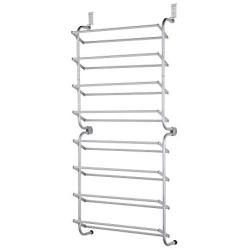 Type A Over the Door Shoe Rack for Closets | Door Shoe Organizer for 24-Pairs of Shoes | For Back of Door Hanging Organization in Closets, Bedroom, Bathroom | Metal