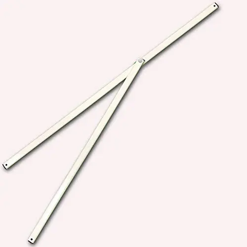 Quest Q64 10 x 10 Slant Leg Instant Up Canopy 2 Peak Truss Bars Replacement Parts Repair (White) Quest Q64 10 x 10 Slant Leg Instant Up Canopy 2 Peak Truss Bars Replacement Parts Repair (White)