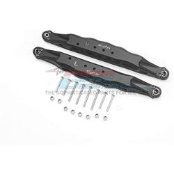 GPM Losi 1:10 Baja Rey / Rock Rey Upgrade Parts Aluminum Rear Lower Trailing Arms - 1Pr Set Black