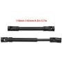 Ky-RC Metal RC Car Universal Drive Shaft for 1/10 RC Crawler Truck Axial SCX10 D90 TRX4 TF2 RC Cars Part Accessories(1pcs) (110-145MM/52G)