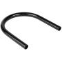 Suuonee Mounting Bracket, Motorcycle Metal Rear Seat Frame Loop Hoop Bracket DIY Accessory, Black (175mm Straight)