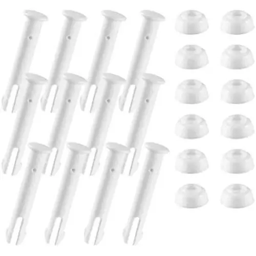 Xhwykzz 12 PCS Plastic Pool Joint Pins 10312 (2.36in) for Intex 13ft -24ft (2015 & Before) 10ft-12ft (2016 & After) Metal & Prism Frame Pools with Extra Rubber Seals Pool Replacement (White) Xhwykzz 12 PCS Plastic Pool Joint Pins 10312 (2.36in) for Intex 13ft -24ft (2015 & Before) 10ft-12ft (2016 & After) Metal & Prism Frame Pools with Extra Rubber Seals Pool Replacement (White)
