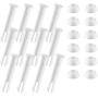 Xhwykzz 12 PCS Plastic Pool Joint Pins 10312 (2.36in) for Intex 13ft -24ft (2015 & Before) 10ft-12ft (2016 & After) Metal & Prism Frame Pools with Extra Rubber Seals Pool Replacement (White)