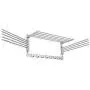 brightmaison Space Saver Wall Mounted Laundry Clothes Drying Rack with Hooks and Swing Arms Metal Silver Space Saver brightmaison Space Saver Wall Mounted Laundry Clothes Drying Rack with Hooks and Swing Arms Metal Silver Space Saver