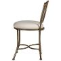 Hillsdale Emerson Metal Vanity Stool, Golden Bronze
