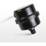 Chiloskit 2Pcs 1/4'' Thread Metal Air Compressor Intake Filter Noise Muffler Silencer Connector Muffler Filter Silencer (1/4''PT 12.5mm 2pcs)