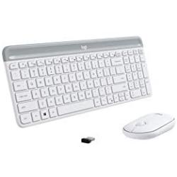 Logitech MK470 Slim Wireless Combo - Off White