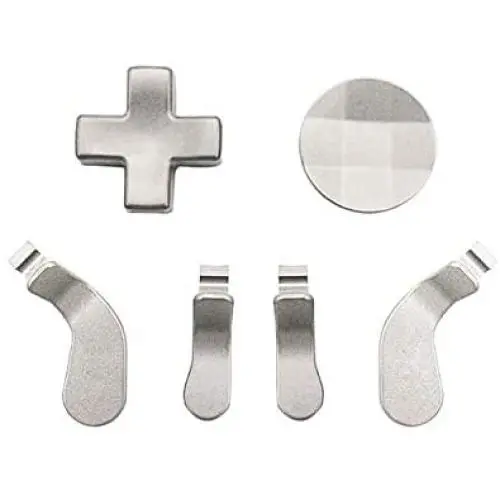 Elite Controller Replacement Parts, Xbox One Elite Series 2 Accessories, Elite Series 2 Kit, Metal 4 Paddles and 2 D-Pads for Xbox Gaming Accessories (Sliver) Elite Controller Replacement Parts, Xbox One Elite Series 2 Accessories, Elite Series 2 Kit, Metal 4 Paddles and 2 D-Pads for Xbox Gaming Accessories (Sliver)