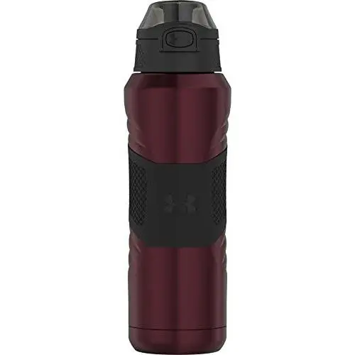 Under Armour Dominate 24 Ounce Vacuum Insulated Stainless Steel Bottle with Flip Top Lid Under Armour Dominate 24 Ounce Vacuum Insulated Stainless Steel Bottle with Flip Top Lid