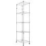 Homdox 5 Tier Steel Wire Shelving Unit on Wheels,Chrome Shelves for Garage Kitchen Living Room,Heavy Duty Shelving Rack, 23.2 x 13.8 x 72 inch (L x W x H) Homdox 5 Tier Steel Wire Shelving Unit on Wheels,Chrome Shelves for Garage Kitchen Living Room,Heavy Duty Shelving Rack, 23.2 x 13.8 x 72 inch (L x W x H)