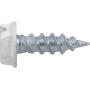 Hillman 35263 White Painted Hex Washer-Head Self-Piercing Screws (#7 x 1/2'') - 100 Pieces