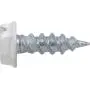 Hillman 35263 White Painted Hex Washer-Head Self-Piercing Screws (#7 x 1/2'') - 100 Pieces Hillman 35263 White Painted Hex Washer-Head Self-Piercing Screws (#7 x 1/2'') - 100 Pieces
