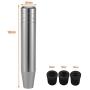 Lunsom Aluminum Alloy Shifter Knob Long Weighted Gear Stick Lever Shift Head Car Metal Shifting Handle with Adapters Fit Most Automatic Manual Transmission Vehicle (Titanium)