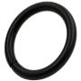 BIKICOCO 1 Metal O-Ring Buckle Connector Round Loops Non Welded for Bags Webbing Purse and Belt Straps, Black, Pack of 20