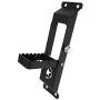 Hooke Road JK Door Hinge Step, Metal Folding Foot Pedal w/Star Sign for 2007-2018 Jeep Wrangler JK & JKU