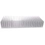 Awxlumv Aluminum Heatsink 60 x150 x 25 mm / 2.36x 5.91x 0.98 Inch Radiator for Circuit Board PCB Heat Sinks Led Cooling Cooler Amplifier Transistor Semiconductor Devices with 24 pcs Fins - Sliver