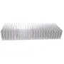 Awxlumv Aluminum Heatsink 60 x150 x 25 mm / 2.36x 5.91x 0.98 Inch Radiator for Circuit Board PCB Heat Sinks Led Cooling Cooler Amplifier Transistor Semiconductor Devices with 24 pcs Fins - Sliver