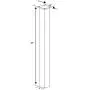 Mail Boss 7122, White In-Ground Mounting Post, 43 x 4 x 4 inches, for Use with Mailbox Mail Boss 7122, White In-Ground Mounting Post, 43 x 4 x 4 inches, for Use with Mailbox